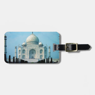 Etiqueta De Bagagem Vintage boémio Taj Mahal de India Agra do viagem