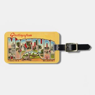 Etiqueta De Bagagem Vintage Missouri