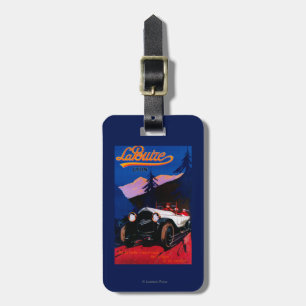 Etiqueta De Bagagem Vintage PosterEurope de Buize Lyon do La