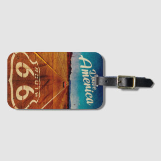 Etiqueta De Bagagem Vintage Route 66 Bagagem