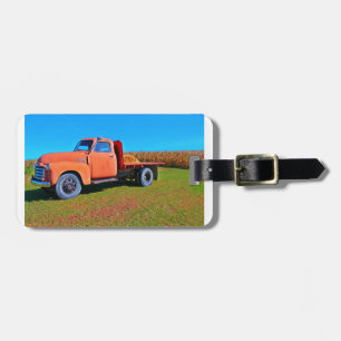 Etiqueta De Bagagem Vintage Truck