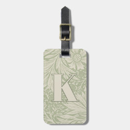 Etiqueta De Bagagem Vintage William Morris Marigold Pattern