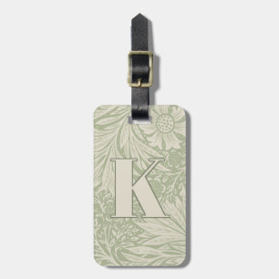 Etiqueta De Bagagem Vintage William Morris Marigold Pattern