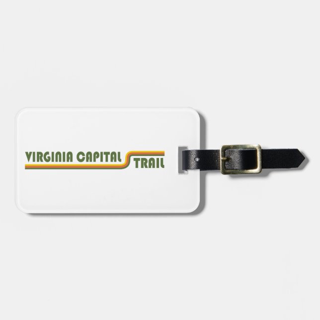 Etiqueta De Bagagem Virginia Capital Trail (Frente Horizontal)