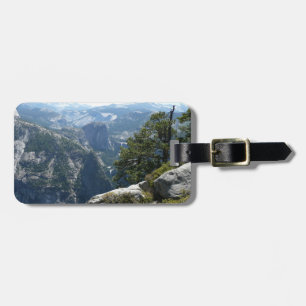 Etiqueta De Bagagem Vista da Montanha Yosemite no Parque Nacional de Y