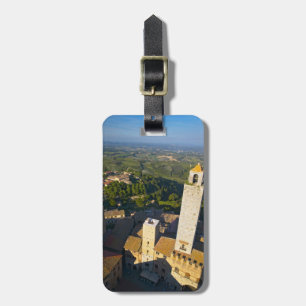 Etiqueta De Bagagem Vista da Torre, San Gimignano, Siena, Toscana