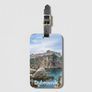 Etiqueta De Bagagem Vista das paredes de Dubrovnik do mar