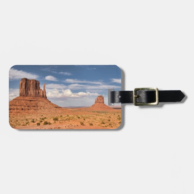 Etiqueta De Bagagem Vista dos Mittens, Monument Valley (Frente Horizontal)