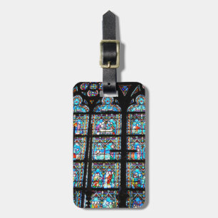 Etiqueta De Bagagem Vitral em Notre Dame