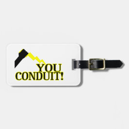 Etiqueta De Bagagem Você canalização