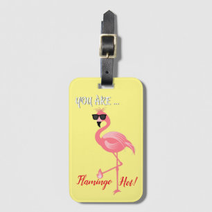 Etiqueta De Bagagem Você É Flamingo Hot Thunder_Cove
