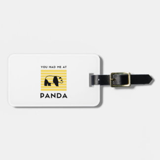 Etiqueta De Bagagem Você me teve no Panda
