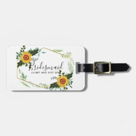 Etiqueta De Bagagem Você Será A Bridesmaid Maid Honra Obrigada Mãe