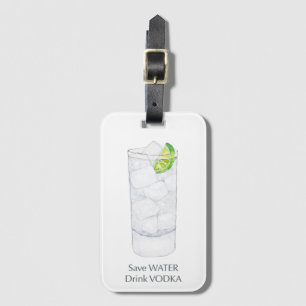 Etiqueta De Bagagem Vodka Cocktail Tag