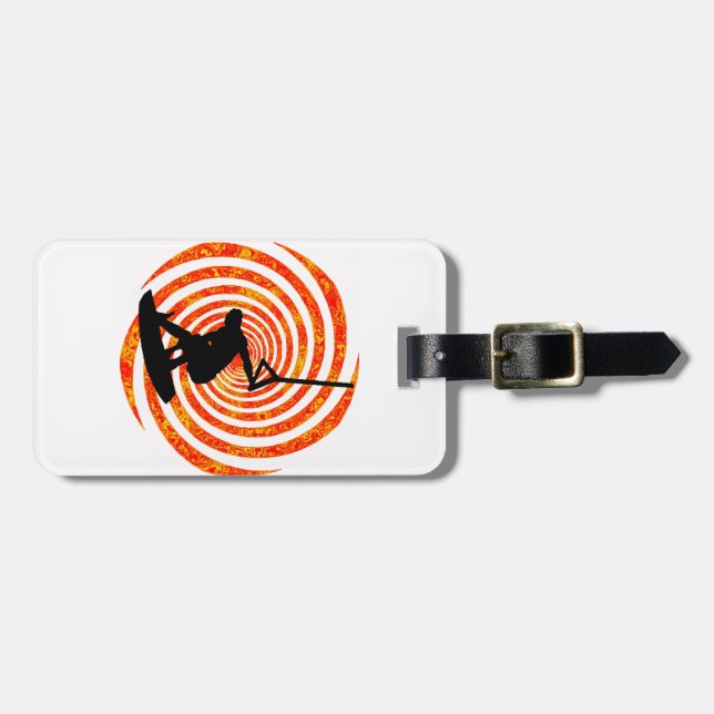 ETIQUETA DE BAGAGEM WAKEBOARD FAZ A REVOLUÇÃO (Frente Horizontal)