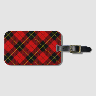 Etiqueta De Bagagem Wallace Red Tartan