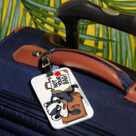 Etiqueta De Bagagem Warning Not Your Bag Don't Touch