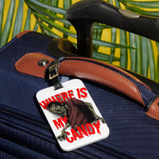 Etiqueta De Bagagem Where's My Candy