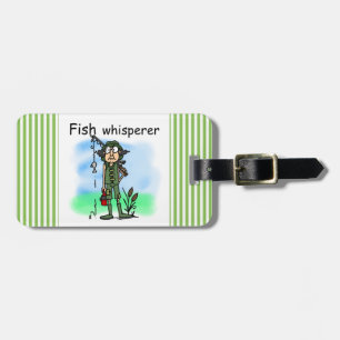 Etiqueta De Bagagem Whisperer dos peixes