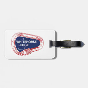 Etiqueta De Bagagem Whitecavalo Ledge New Hampshire Climbing Carabiner
