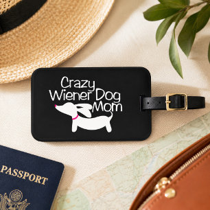 Etiqueta De Bagagem Wiener louco