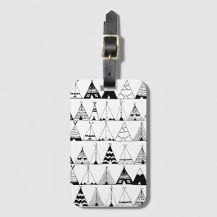 Etiqueta De Bagagem Wigwam inspirado