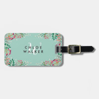 Wildflowers delicados - nome & inicial