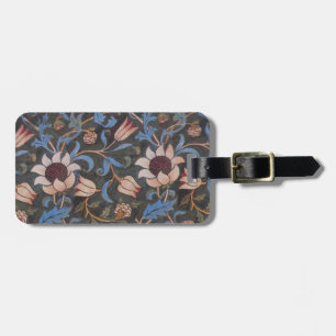 Etiqueta De Bagagem William Morris Evenlode Textile Floral Art