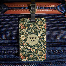 Etiqueta De Bagagem William Morris Floral