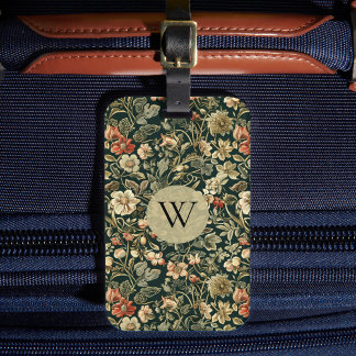 Etiqueta De Bagagem William Morris Floral