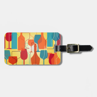 Etiqueta De Bagagem wine e jante