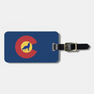 Etiqueta De Bagagem Wolf Colorado