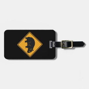 Etiqueta De Bagagem Wombat Crossing de Aviso