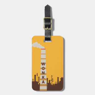 Etiqueta De Bagagem Wonka Factory Silhouette