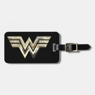 Etiqueta De Bagagem WW84 Golden Wonder Woman Logo