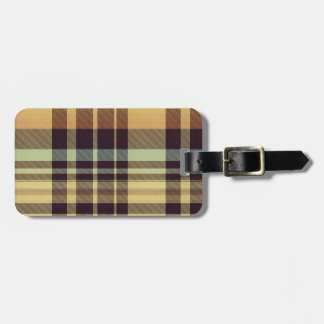 Etiqueta De Bagagem Xadrez do crepúsculo