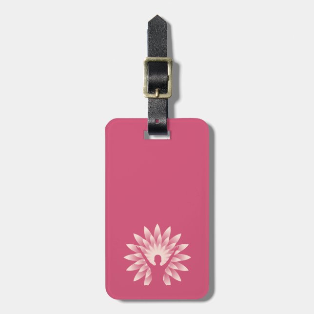Etiqueta De Bagagem Yoga (Frente Vertical)