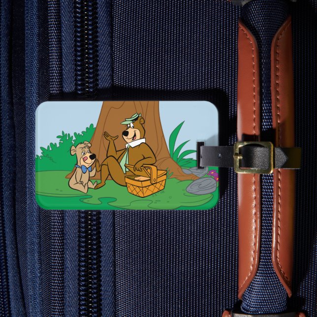 Etiqueta De Bagagem Yogi Bear e Boo Picnic Snack (Frente Insitu 4)