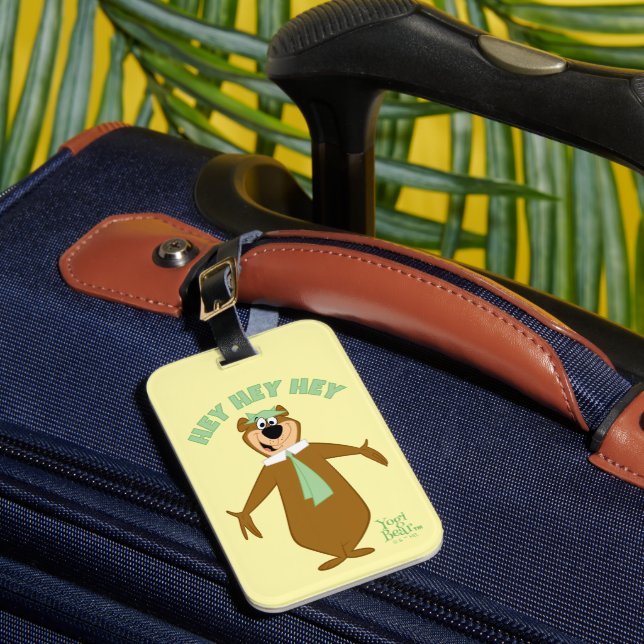 Etiqueta De Bagagem Yogi Bear Welcome (Frente Insitu 1)