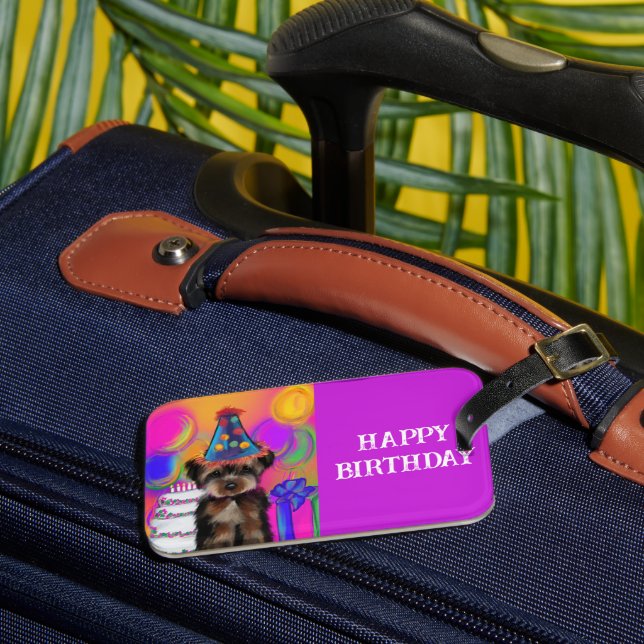 ETIQUETA DE BAGAGEM YORKIE POO (Frente Insitu 3)