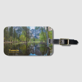 Etiqueta De Bagagem Yosemite National Park Waterfalls