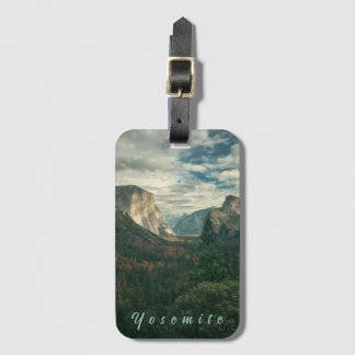 Etiqueta De Bagagem Yosemite Tunnel View Landscape