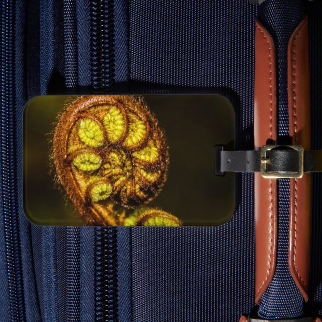 Etiqueta De Bagagem Young Fern Folaves (Frente Insitu 4)