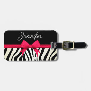 Etiqueta De Bagagem Zebra Print