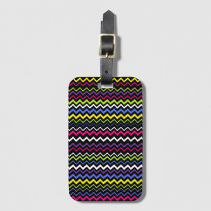 Etiqueta De Bagagem Zig-Zags