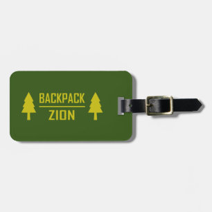 Etiqueta De Bagagem Zion da mochila