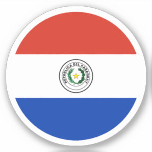 Etiqueta de Bandeiras do Paraguai