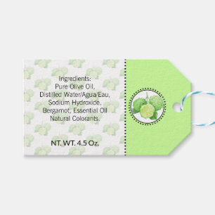 Etiqueta de Banho e Corpo Homemade Bergamot   Etiq