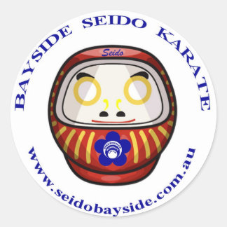 Etiqueta de Bayside Seido Daruma Daishi