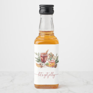 Etiqueta de Bebida Alcoólica para Festa de Natal